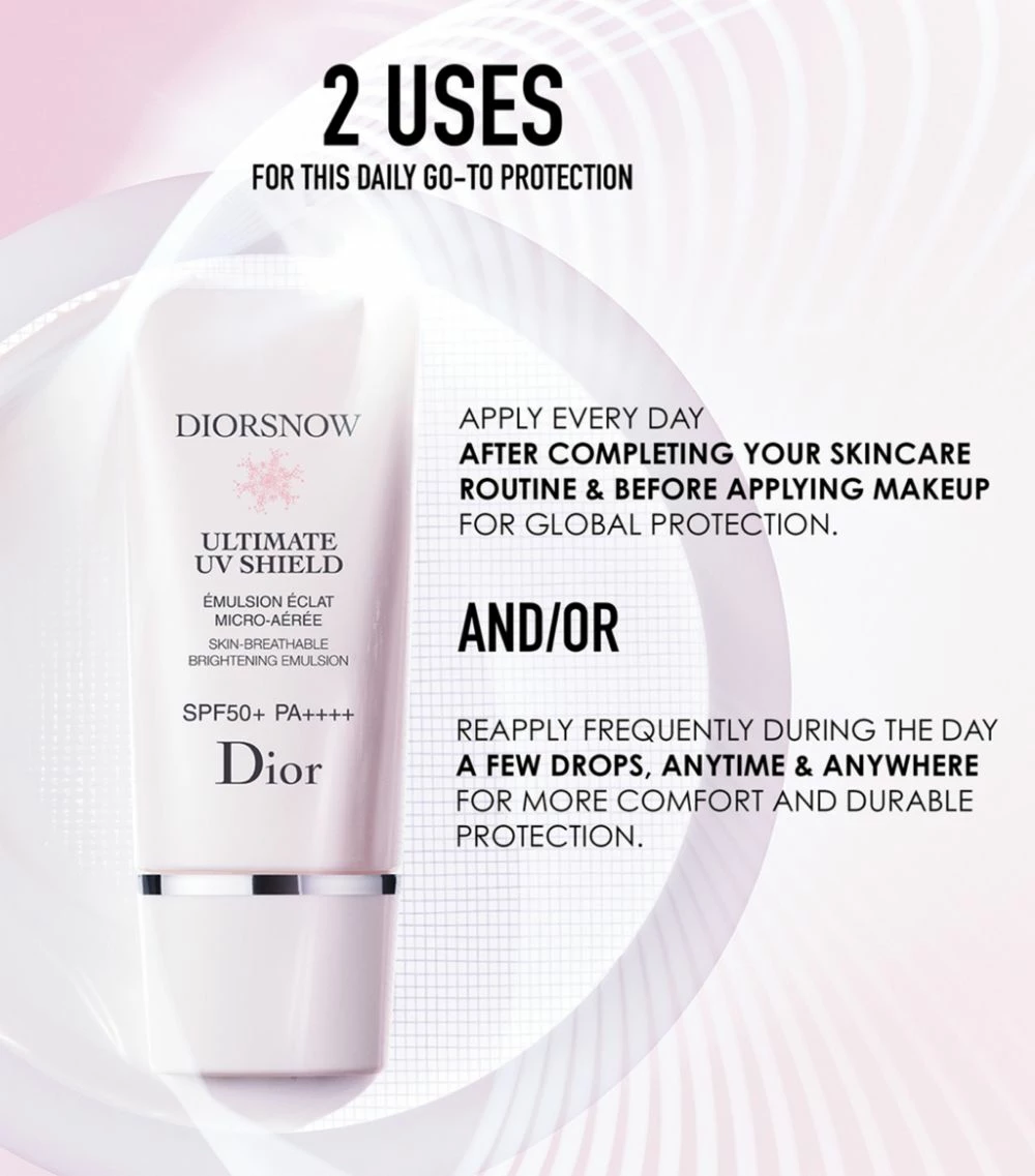 Diorsnow Ultimate UV Shield Emulsion (30ml) Day Creams 4 Diorsnow Ultimate UV Shield Emulsion (30ml) Day Creams - Image 4