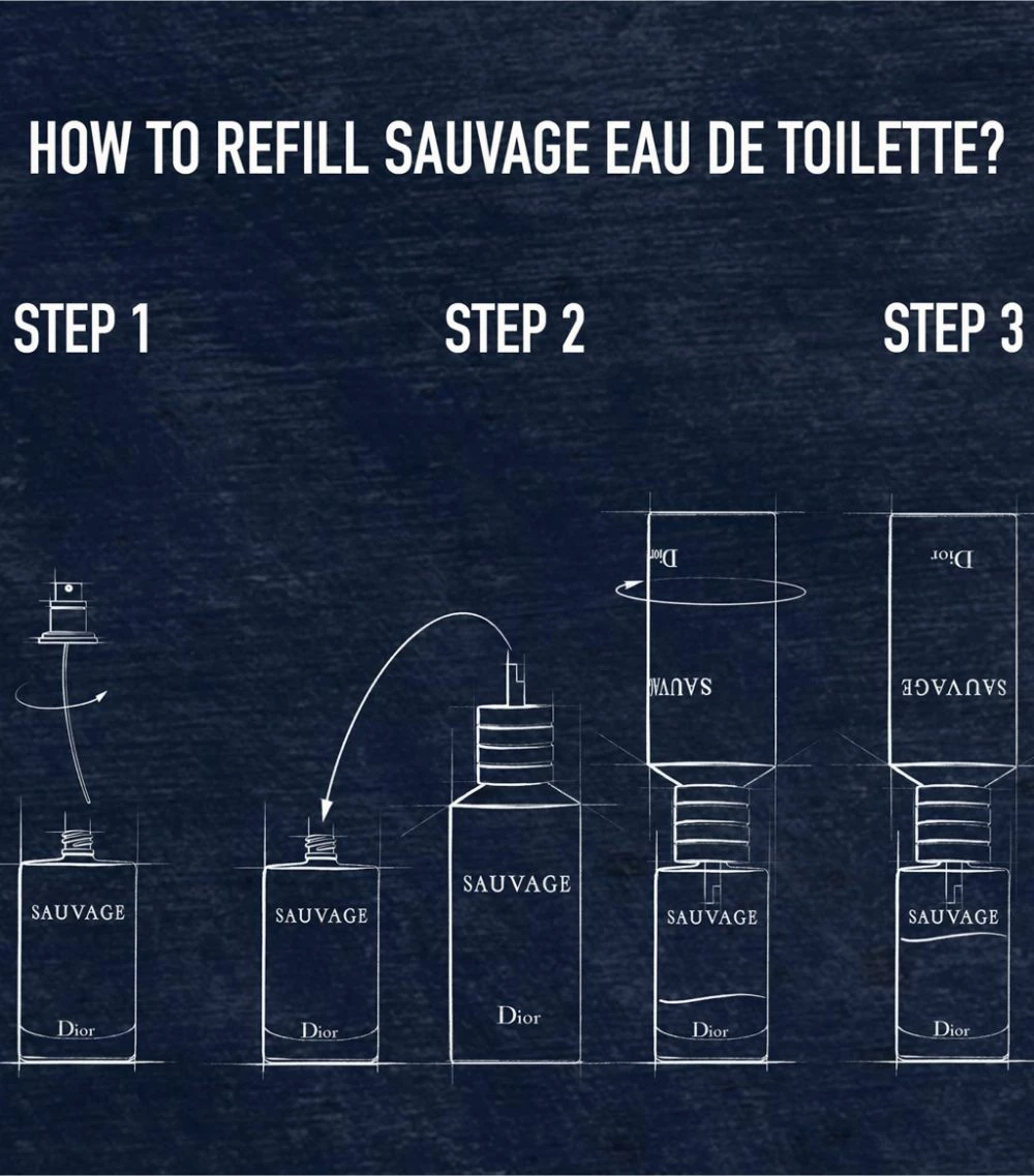 DIOR Sauvage Eau de Toilette Refill (300ml) Mens Perfume 4 DIOR Sauvage Eau de Toilette Refill (300ml) Mens Perfume - Image 4